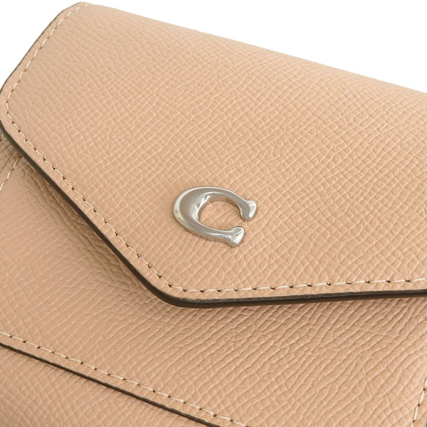 coach スモール ウォレット COACH（コーチ） 財布 レディース 二つ折り財布 レザー ピンク ウィン