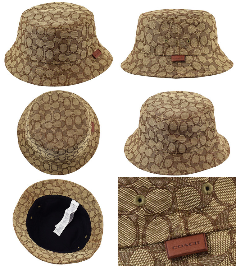 COACH(コーチ) / シグネチャー/バケットハット/コットン/GRY/総