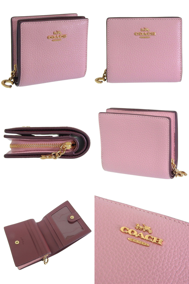 COACH（コーチ） 財布 レディース 2つ折り 折財布 コンパクト