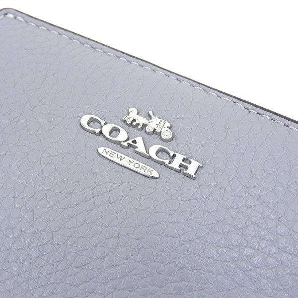 COACH（コーチ） 財布 折財布 二つ折り 財布 グレー レディース