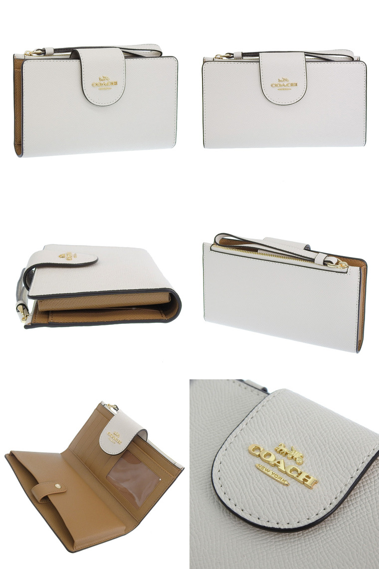 COACH（コーチ） 財布 レディース 長財布 アウトレット レザー