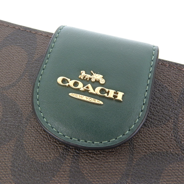 コーチ　折りたたみ財布　新品 COACH（コーチ） 財布 レディース 二つ折り長財布 アウトレット