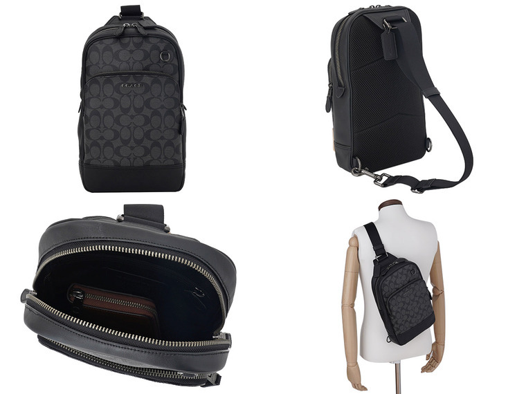 COACH（コーチ） ボディーバッグ スリングバッグ シグネチャー メンズ