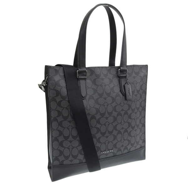 【美品】コーチ グラハム ビジネス トートバッグ 2way 黒 C3232 COACH（コーチ） バッグ メンズ アウトレット 2WAY トートバッグ
