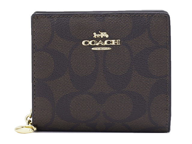 COACH（コーチ） 財布 折財布 二つ折り シグネチャー アウトレット