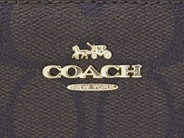 COACH（コーチ） 財布 折財布 二つ折り シグネチャー アウトレット