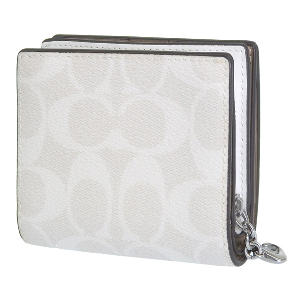 COACH（コーチ） 財布 レディース 二つ折り財布 アウトレット ホワイト