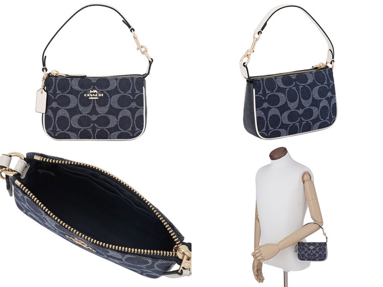 COACH(コーチ) アクセサリーポーチ ハンドバッグ シグネチャー ミニ COACH(コーチ) アクセサリーポーチ ハンドバッグ シグネチャー ミニ
