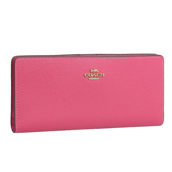 COACH（コーチ） 財布 レディース長財布 レザー ピンク c3440