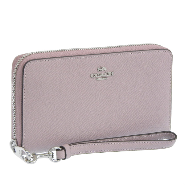 COACH（コーチ） 財布 レディース 長財布 アウトレット レザー ピンク