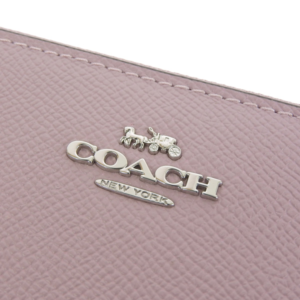 COACH（コーチ） 財布 レディース 長財布 アウトレット レザー ピンク