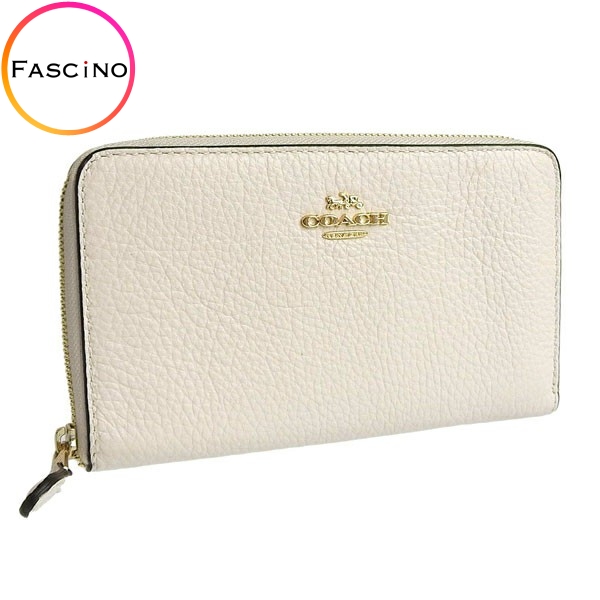 コーチ COACH MEDIUM ID ZIP WALLET 長財布 財布 チョーク レディース c4124 :c4124imchk:FASCINO(ファッシノ)