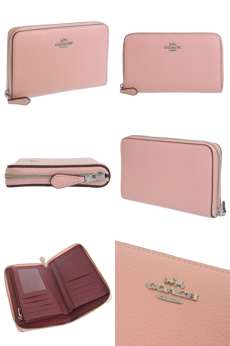 COACH（コーチ） 財布 レディース 二つ折り財布 アウトレット レザー