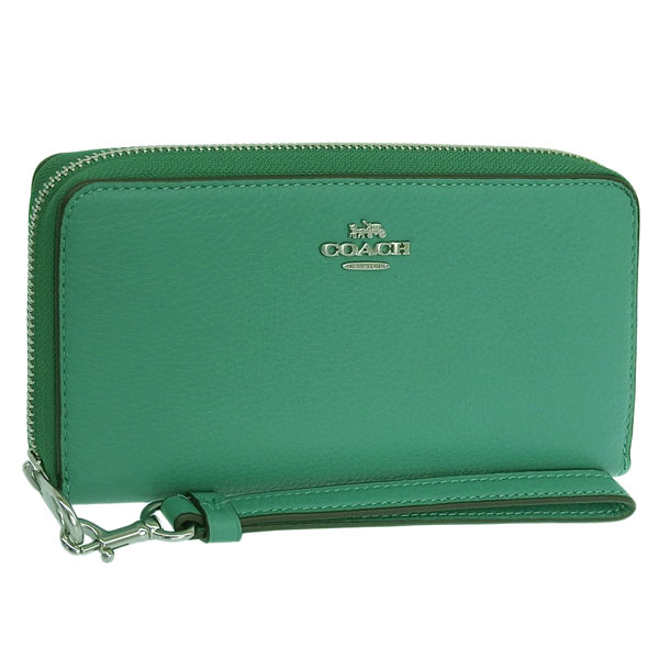 コーチ　COACH 長財布　C4451 Green　ロング ジップ アラウンド 楽天市場】コーチ 長財布 ラウンドファスナー・ジップ COACH