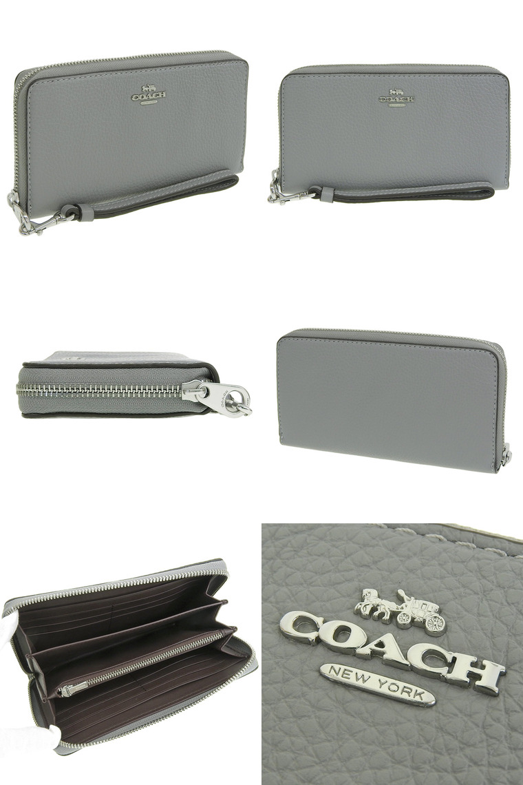 COACH（コーチ） COACH PBB LEATHER LONG ZIP AROUND WALLET 長財布