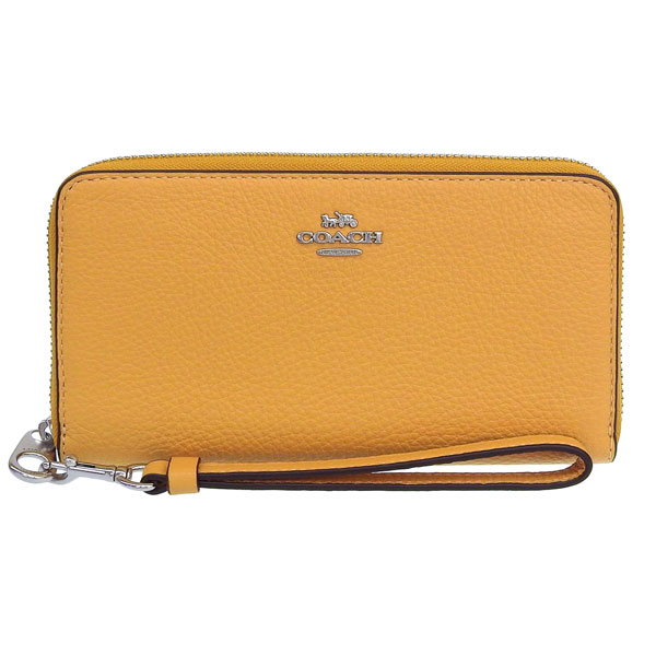 COACH（コーチ） 財布 レディース 長財布 アウトレット ペブルドレザー