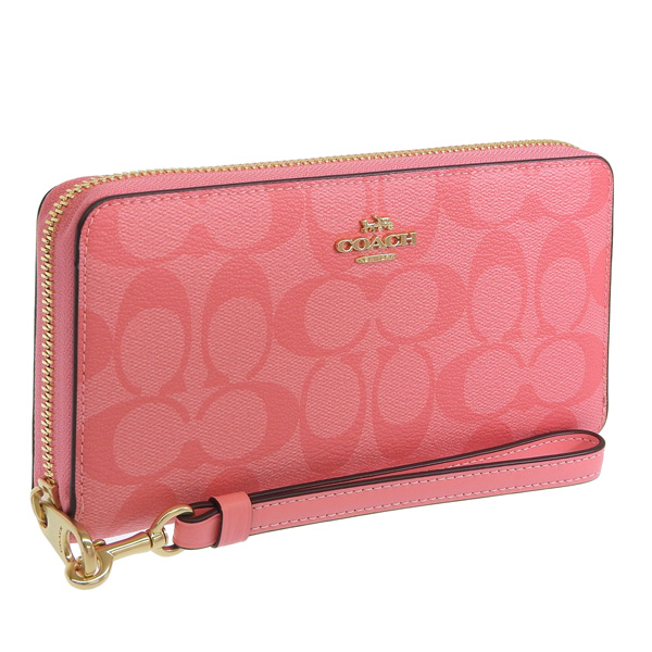 COACH（コーチ） 財布 レディース 長財布 アウトレット レッド SIG