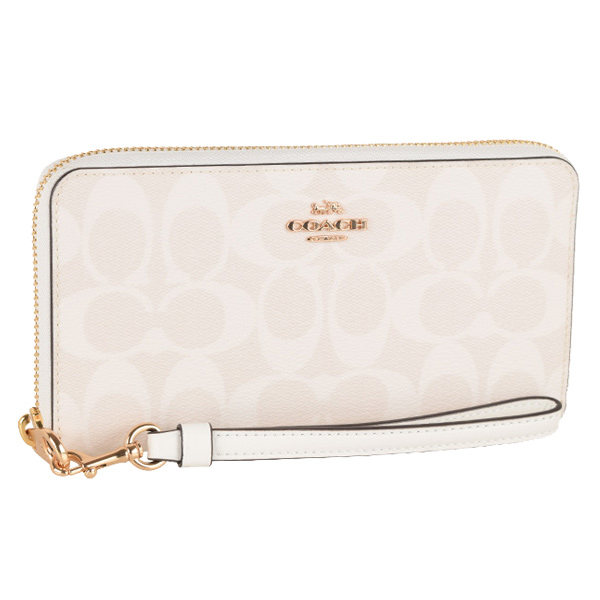 COACH（コーチ） 財布 長財布 ラウンドファスナー シグネチャー