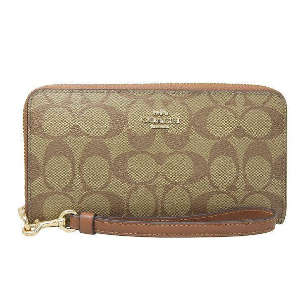 COACH コーチ 財布 長財布 ラウンドファスナー シグネチャー