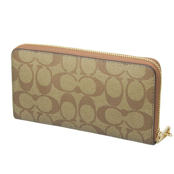 COACH コーチ 財布 長財布 ラウンドファスナー シグネチャー