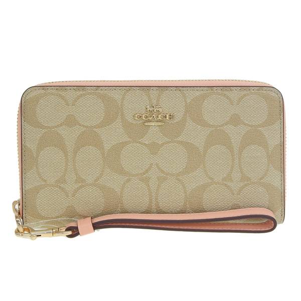 COACH（コーチ） COACH SIGNATURE LONG ZIP AROUND WALLET 長財布 財布