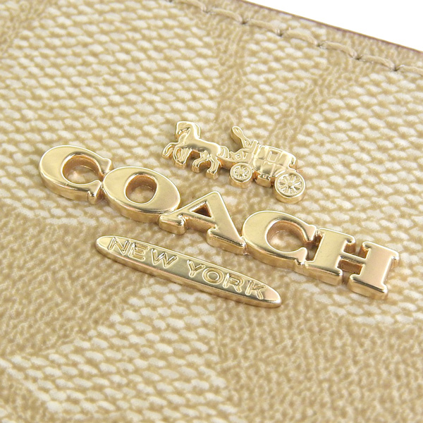 早い者勝ち❣️新品未使用✨COACH コーチ❤️長財布C4452 黄色 ストラップ付 COACH（コーチ） COACH SIGNATURE LONG ZIP AROUND WALLET 長財布 財布