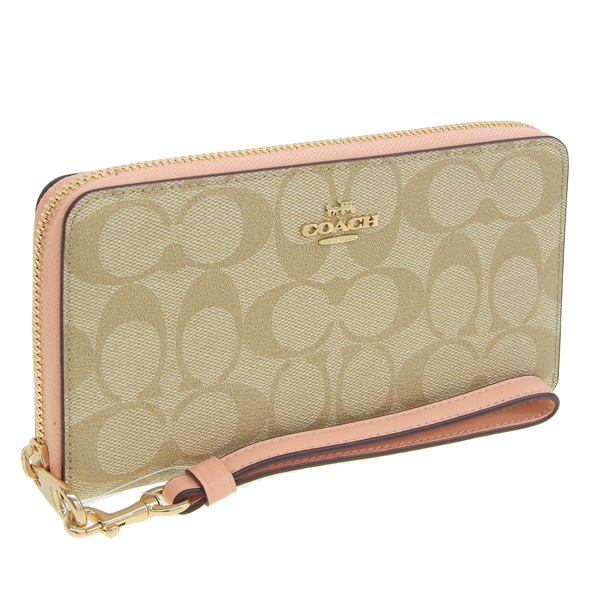 COACH（コーチ） COACH SIGNATURE LONG ZIP AROUND WALLET 長財布 財布