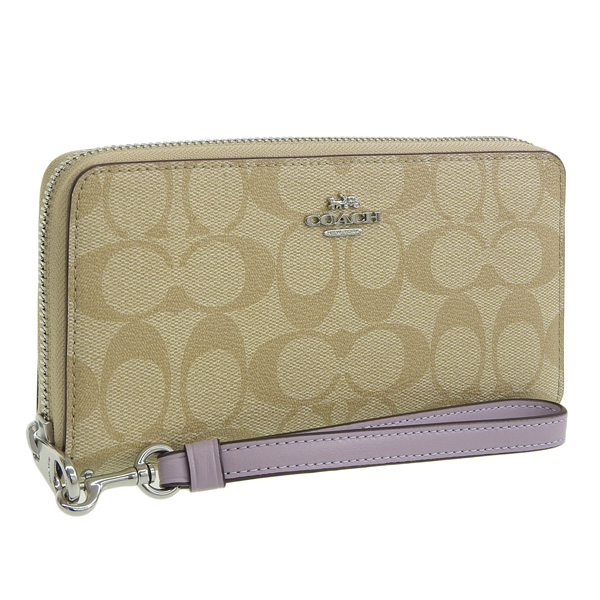 COACH（コーチ） 財布 レディース 長財布 アウトレット ラウンド
