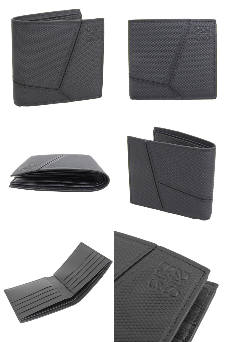 LOEWE 黒 レザー ミニ財布 楽天市場】LOEWE ロエベ Bi-Fold Wallet 折りたたみ財布 二つ折り財布
