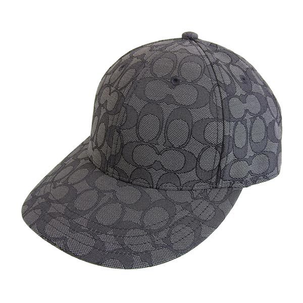 COACH（コーチ） キャップ 帽子 シグネチャー ブラック メンズ