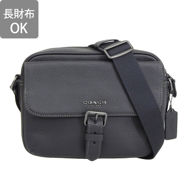 コーチ バッグ ショルダーバッグ メンズ アウトレット レザー ブラック c5399qbbk COACH