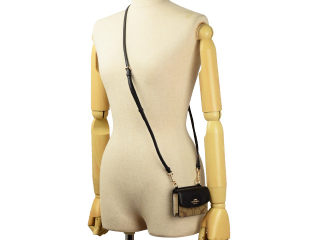 ⭐︎未使用⭐︎ COACH コーチ　アクセサリーポーチ　ミニバッグ　シグネチャー COACH コーチ アクセサリーポーチ ポーチ ミニシグネチャー