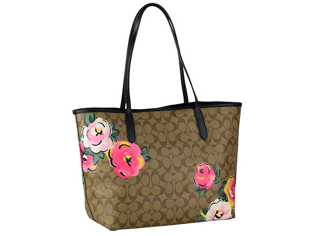 COACH（コーチ） バッグ トートバッグ シグネチャー 花柄 アウトレット