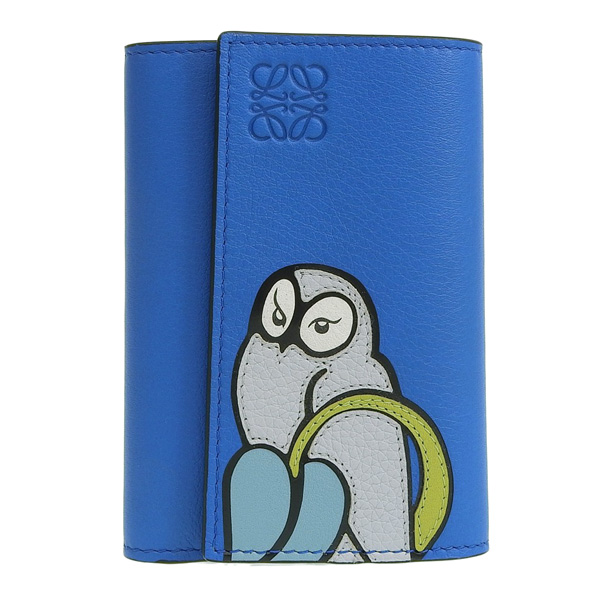 LOEWE（ロエベ） 財布 三つ折り レディース 折財布 アナグラム レザー