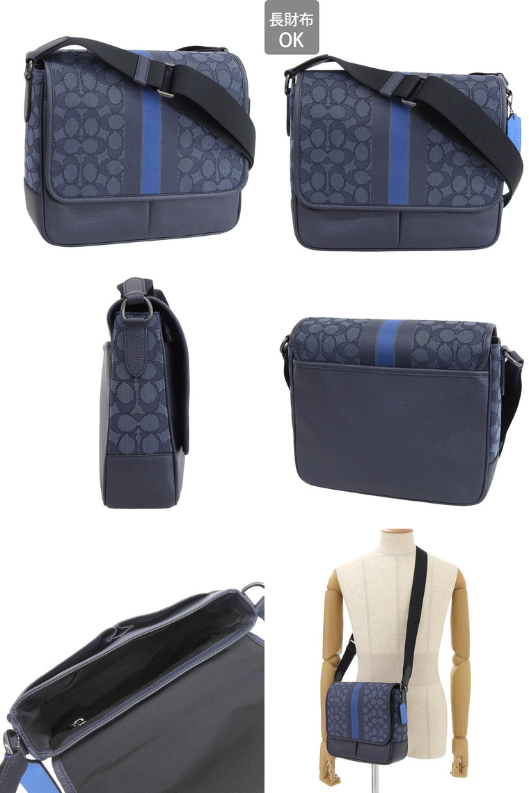 COACH（コーチ） トンプソン スモール マップ バッグ シグネチャー