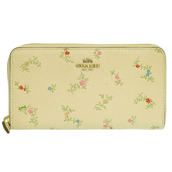 COACH（コーチ） 財布 レディース 長財布 アウトレット レザー