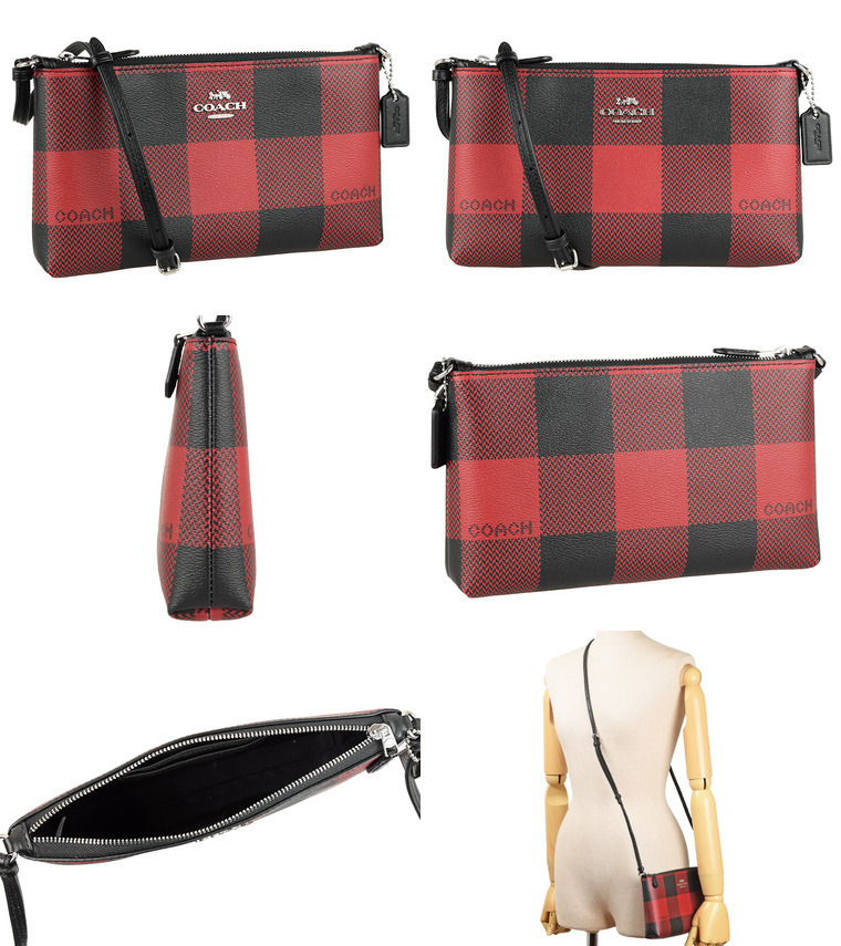COACH（コーチ） バッグ ショルダーバッグ 斜めがけ チェック柄 格子柄