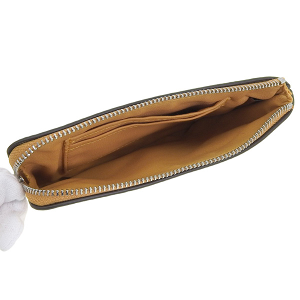 【新品同様！】COACH レザーポーチ COACH（コーチ） ポーチ 小物入れ レザー ハニカム レディース c7420