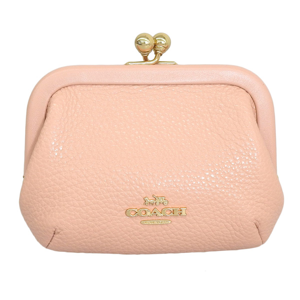 COACH（コーチ） コインケース 小物 レザー シェルピンク レディース 