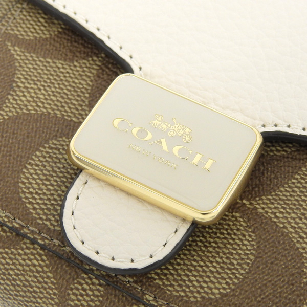 極美品⭐️COACH コーチ 二つ折り財布 シグネチャー C7805 箱付 COACH（コーチ） 財布 二つ折り レディース アウトレット 折財布