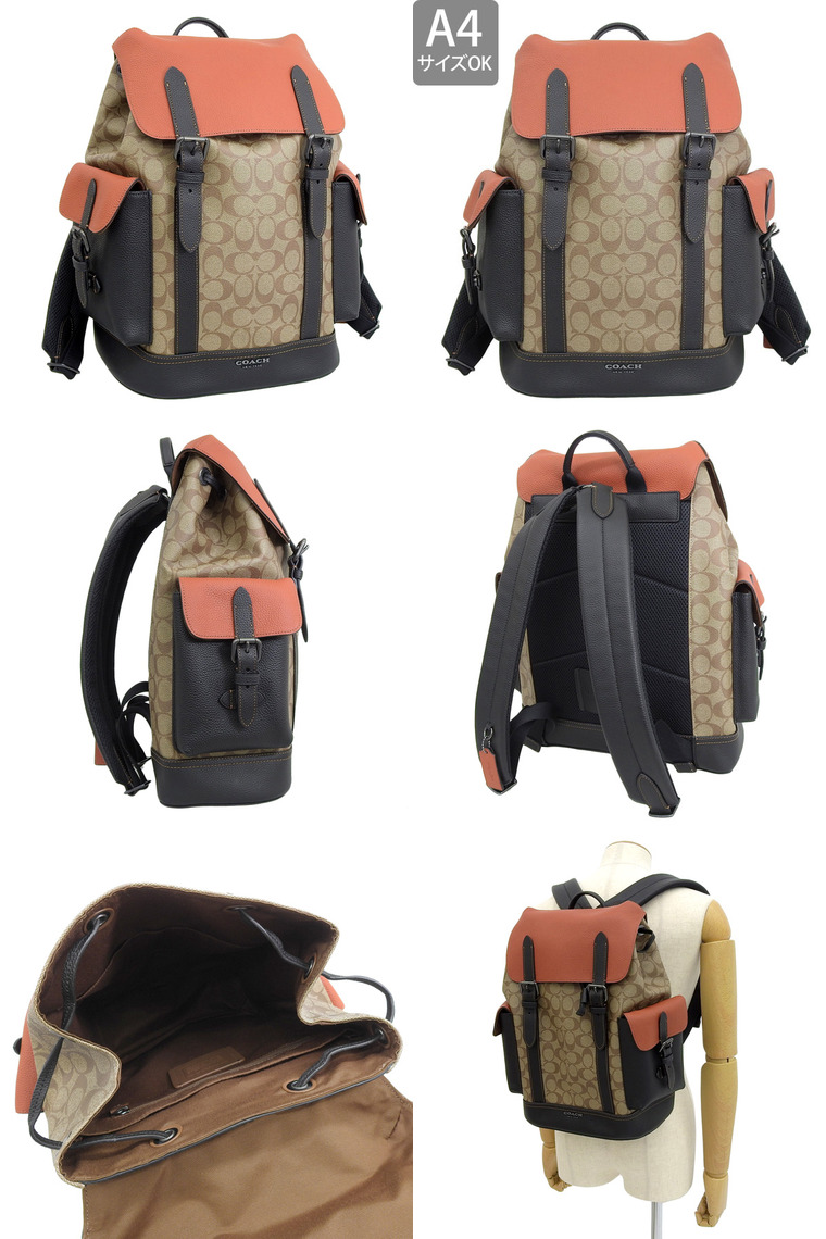 COACH（コーチ） バックパック リュック リュックサック バッグ カーキ
