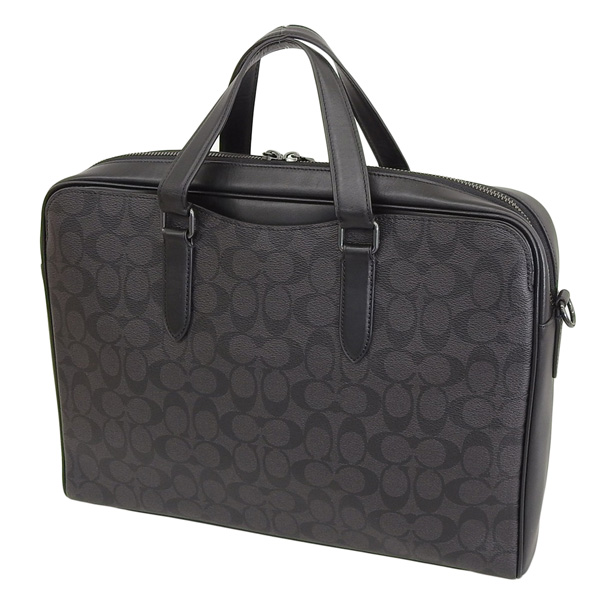 超美品 COACH ブリーフケース 2WAY ビジネスバッグ COACH（コーチ） バッグ メンズ アウトレット 2WAY ビジネスバッグ