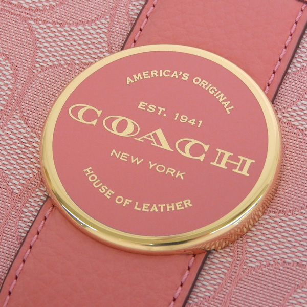 COACH（コーチ） COACH SIGNATURE JACQUARD LONNIE ZIP WALLET 財布 折