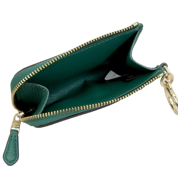 COACH（コーチ） COACH LEATHER L ZIP CARD CASE カードケース 名刺