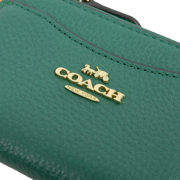 COACH（コーチ） COACH LEATHER L ZIP CARD CASE カードケース 名刺