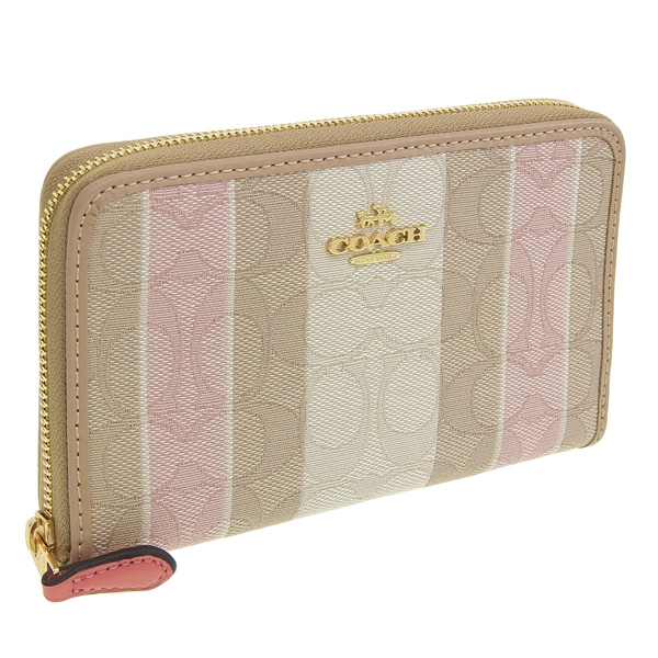 コーチの財布です。 COACH（コーチ） COACH MEDIUM ZIP AROUND WALLET 財布 二つ折り 長