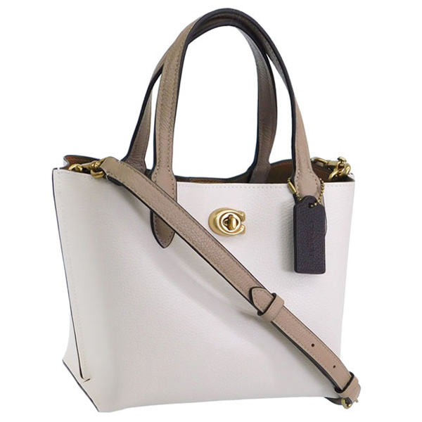 COACH ショルダーバッグ ウィロウ トート 24チョーク
