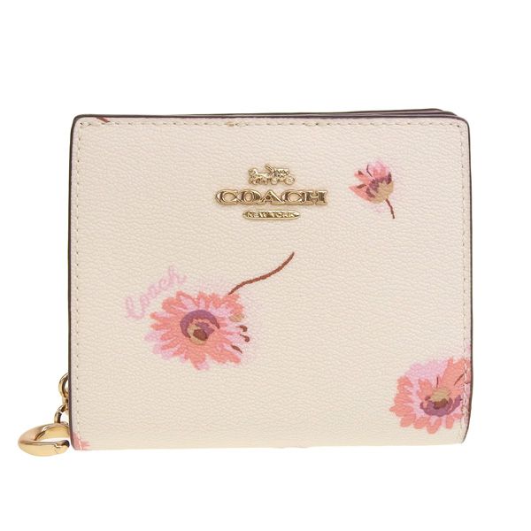 COACH（コーチ） 財布 折財布 二つ折り 財布 ホワイトマルチ