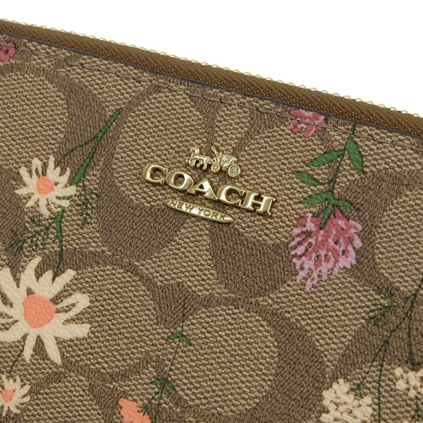 COACH（コーチ） 長財布 財布 カーキマルチ レディース c8736