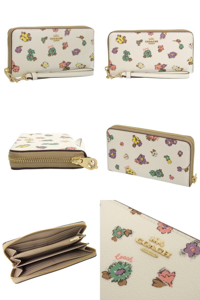 COACH（コーチ） 財布 レディース 長財布 アウトレット ラウンド